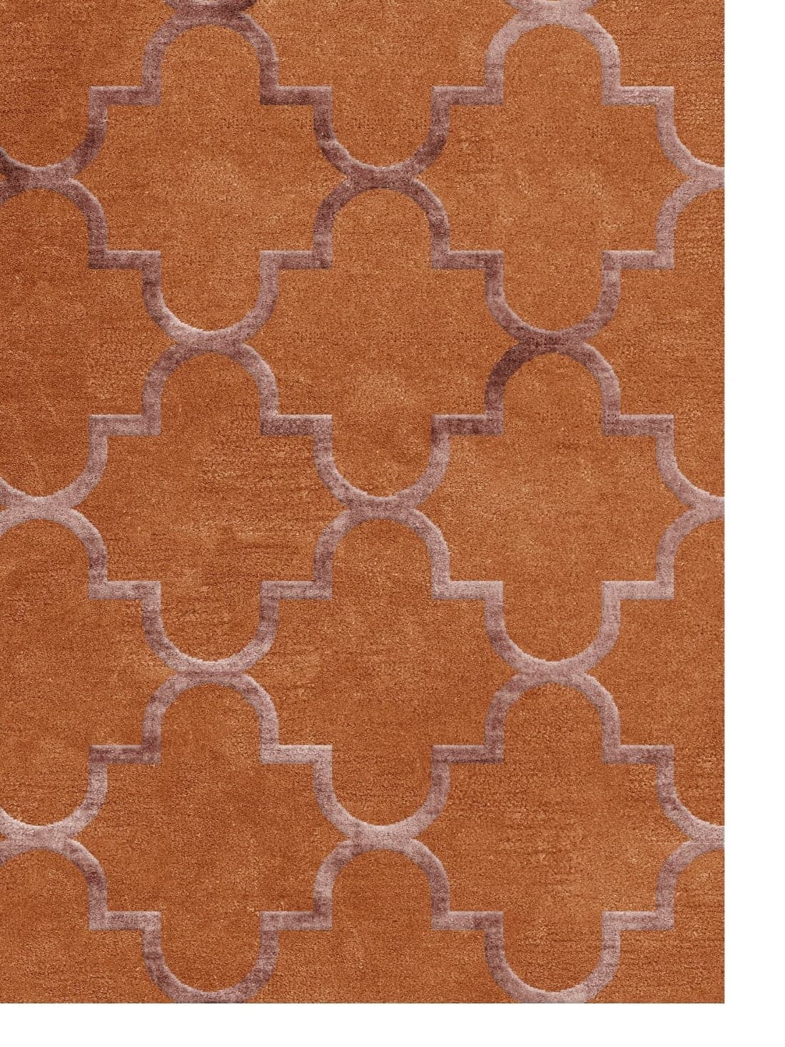 Sapphire Hand-Tufted Wool & Silk Rug - Amber view 2