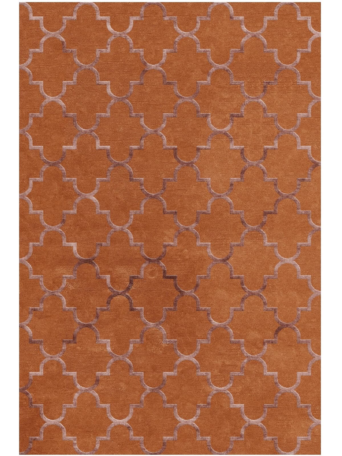 Sapphire Hand-Tufted Wool & Silk Rug - Amber view 1