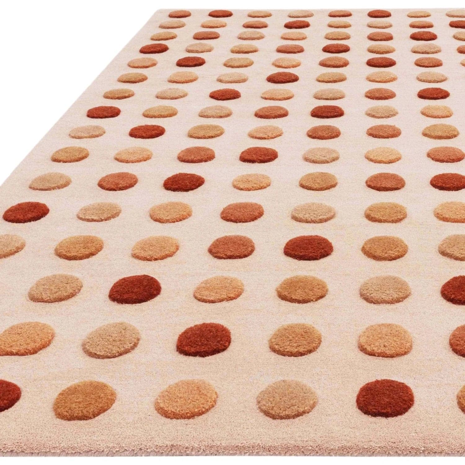 Polka Hand-Tufted Minimalist Dot Rug view 2