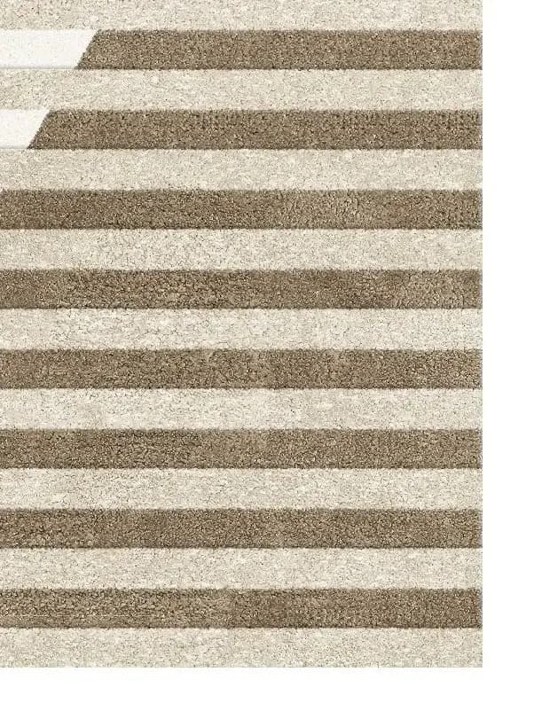 Bridge Low-Profile Designer Dining Rug view 2