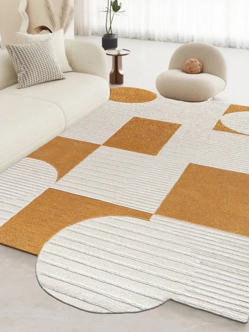 Overflow Geometric Hand-Tufted Wool Rug view 2