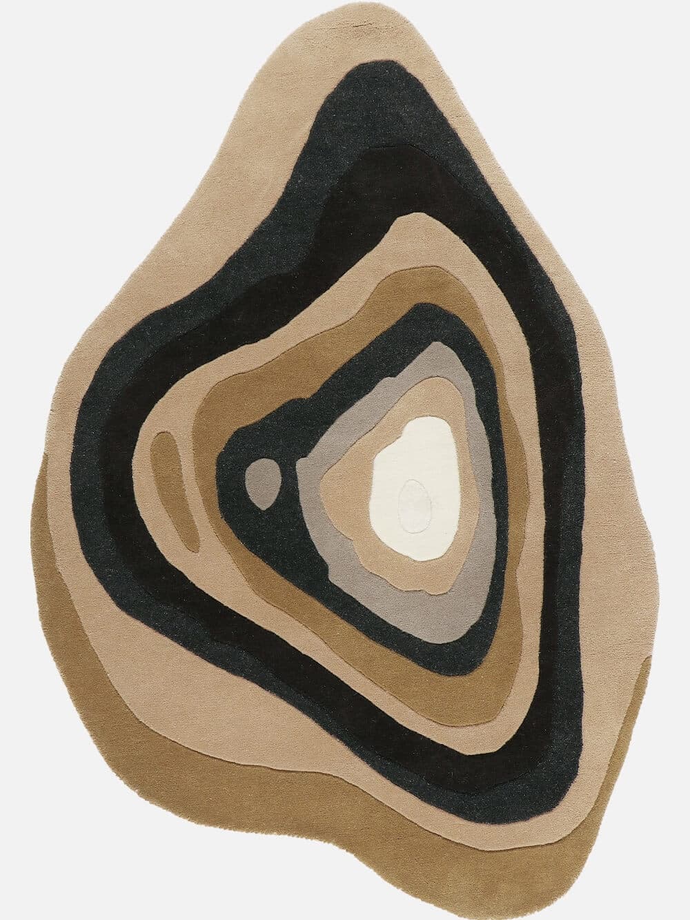 Niva Hand-Tufted Sculpted Wool Rug view 1