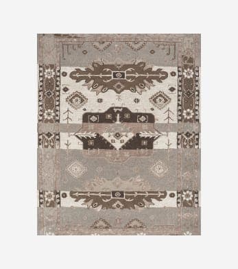 Moroccan Tribal Diamond Shaggy Rug view 1