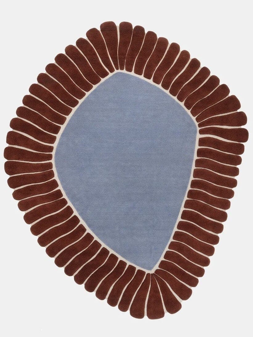 Zen Mineral Contoured Hand-Tufted Rug view 1