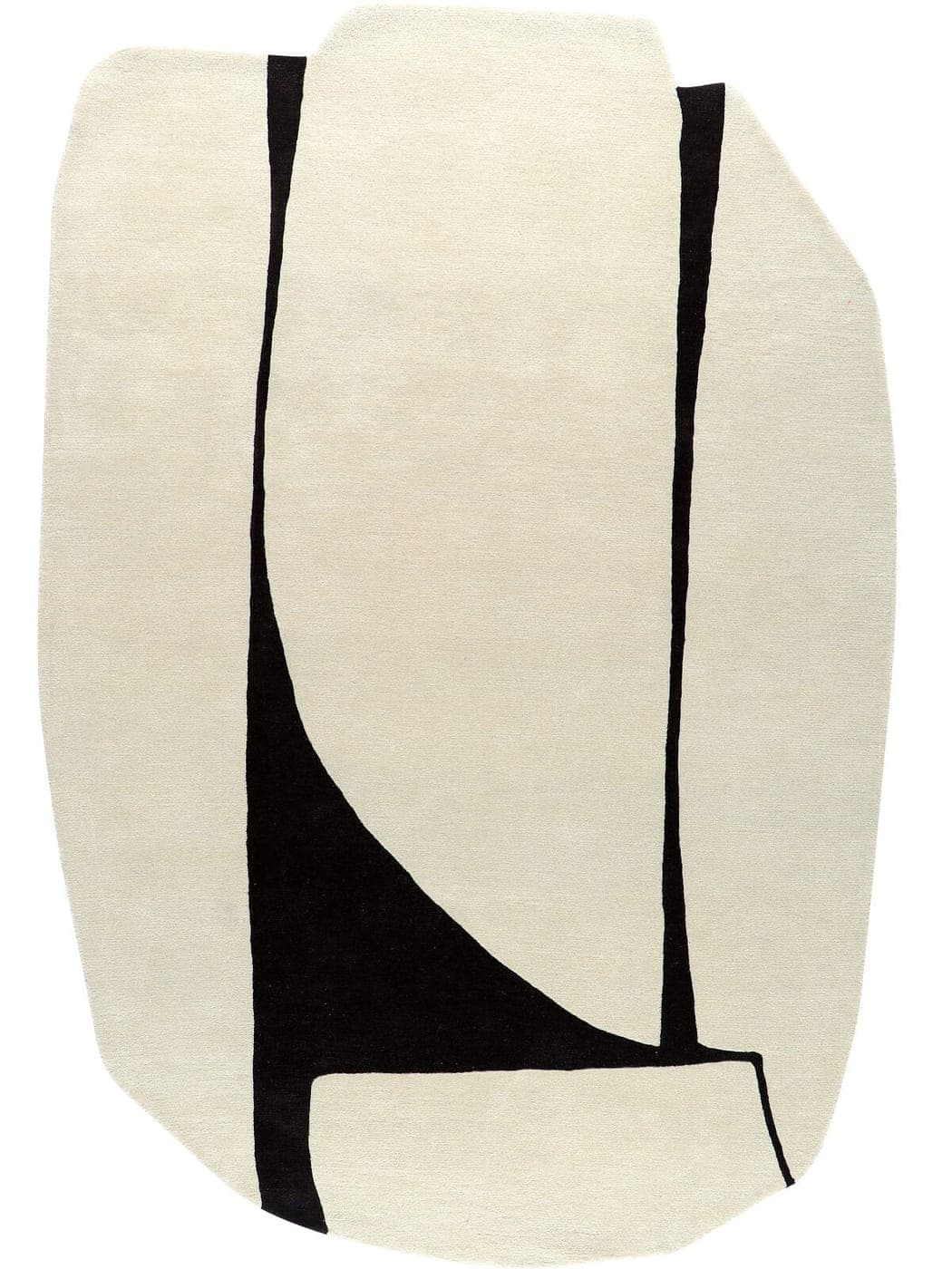 Gran Minimalist Architectural Wool Rug - Handcrafted Modern Rugs