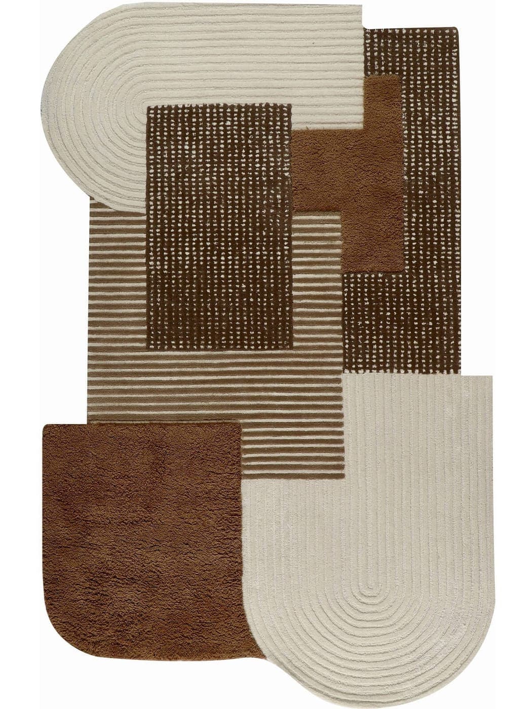 Monet Impressionist Modern Wool Rug - Handcrafted Modern Rugs