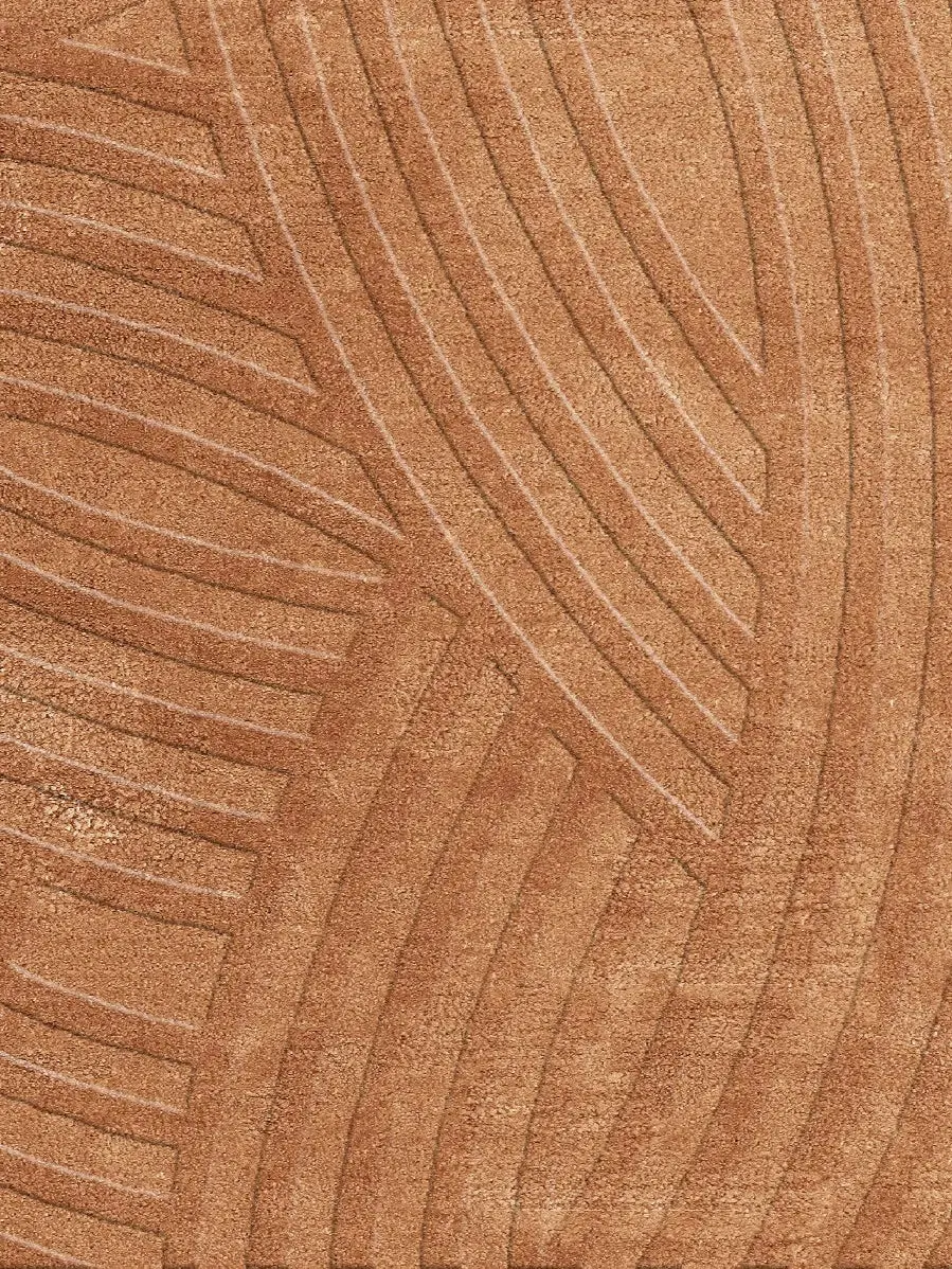 Ember Hand-Tufted Abstract Wool Rug view 2