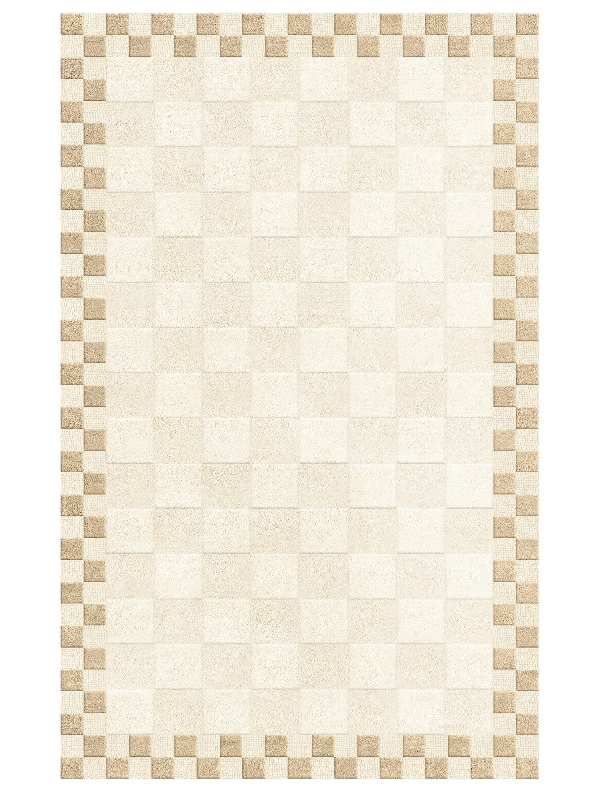 Check Grid Modern Dining Room Rug - Handcrafted Dining Room Rugs