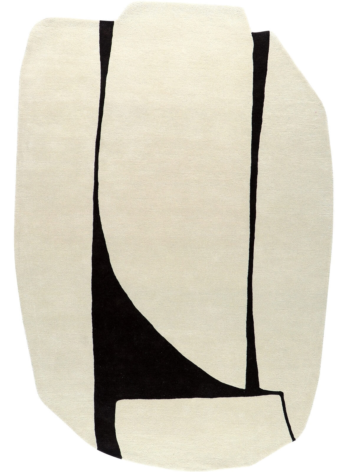 Gran Minimalist Architectural Wool Rug - Handcrafted Modern Rugs
