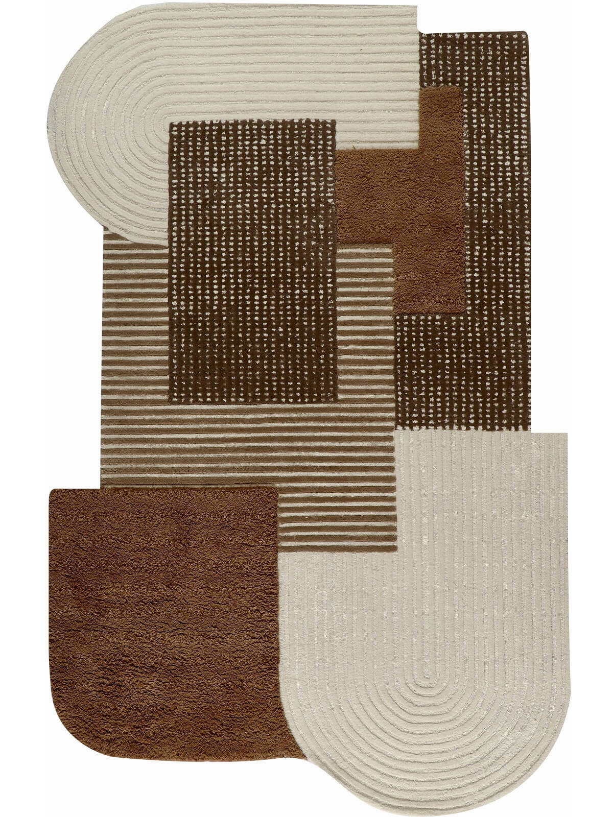 Monet Impressionist Modern Wool Rug - Handcrafted Modern Rugs