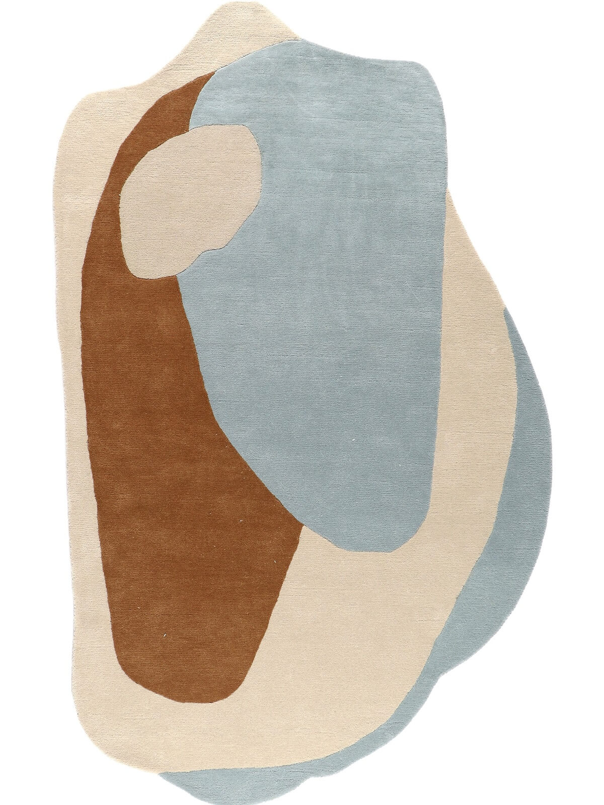 Nodi Contemporary Textured Wool Rug - Handcrafted Modern Rugs