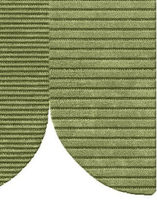Silhouette Duotone Modern Wool Rug view 2